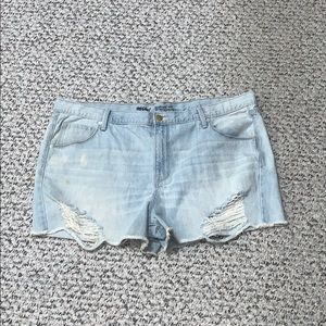 Mossimo Boyfriend Midi Denim Shorts